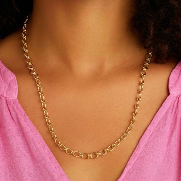 GORJANA 18k Gold Plated Ace Necklace - Picture 4 of 7